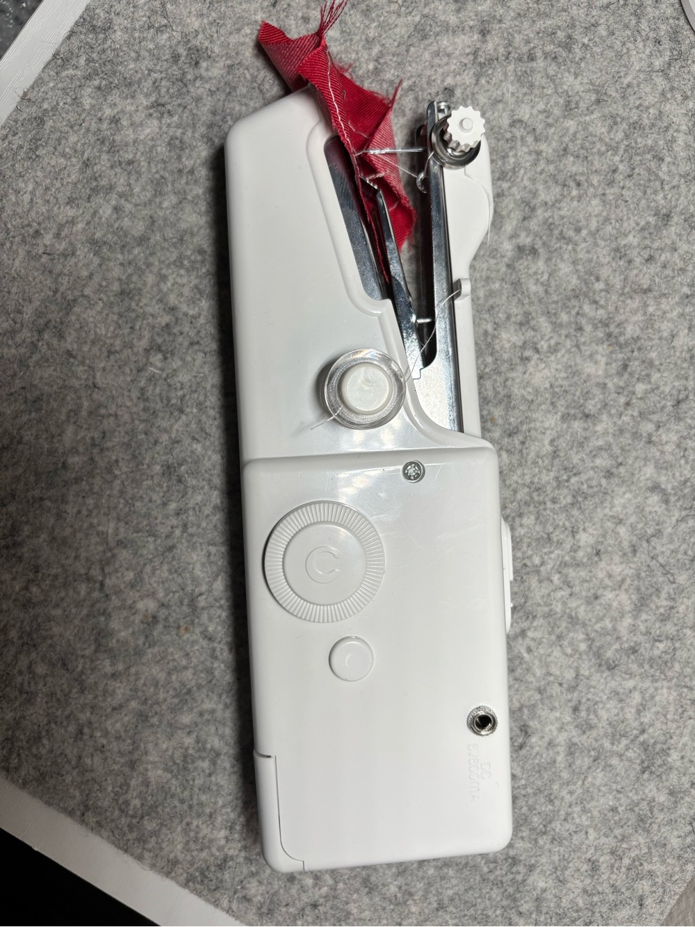 Handheld Mini Sewing Machine — White